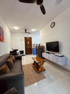 Living Room Image of 550 Sq.ft 1 BHK Apartment / Flat for rent in Provident Adora De Goa, Sancoale Goa for Rs. 27000