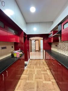 Kitchen Image of 1600 Sq.ft 3 BHK Apartment / Flat for rent in Kasturi Nagar Bengaluru for Rs. 57000