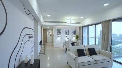 Hall Image of 1500 Sq.ft 3 BHK Apartment / Flat for sale in Rustomjee Paramount, Santacruz West Mumbai for Rs. 96800000