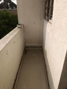 Balcony Image of 650 Sq.ft 1 BHK Apartment / Flat for rent in Thergaon Pune for Rs. 14000