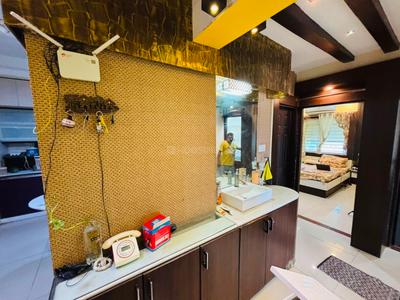 Kitchen Image of 1000 Sq.ft 3 BHK Apartment / Flat for rent in Shaligram Rudraksh Park Phase II, Bawadiya Kalan Bhopal for Rs. 30000