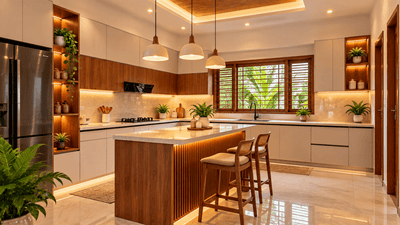Bedroom Image of 1500 Sq.ft 3 BHK Independent House for sale in Kaiparambu Thrissur for Rs. 8600000