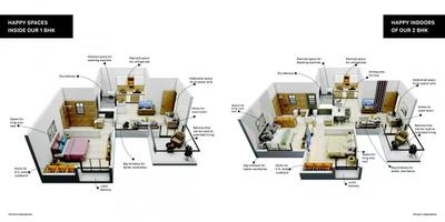 Image of 1120 Sq.ft 2 BHK Apartment / Flat for sale in Aryavedant Palm Spring, Ravet, Pune for Rs. 7850000