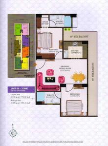 Image of 984 Sq.ft 2 BHK Apartment / Flat for sale in Gitanjali Shreeniketan, Lukarganj, Allahabad for Rs. 10200000