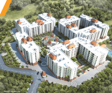 Image of 920 Sq.ft 2 BHK Apartment / Flat for sale in Akshaya Republic, Kovur, Chennai for Rs. 7680000