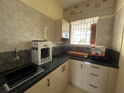 Kitchen Image of 550 Sq.ft 1 BHK Builder Floor for rent in Munnekollal Bengaluru for Rs. 25000