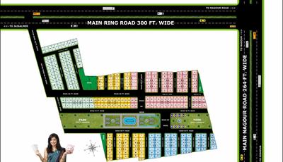 Image of 1000 Sq.ft Residential Plot / Land for sale in Basni Lachhan, Jodhpur for Rs. 1080000