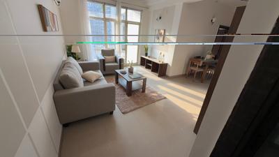 Living Room Image of 1400 Sq.ft 2.5 BHK Apartment / Flat for sale in Kingswood Court, Crossings Republik Ghaziabad for Rs. 10200000