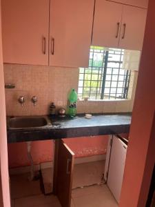 Kitchen Image of 230 Sq.ft 1 BHK Builder Floor for rent in Ram Ganga Enclave Kanpur for Rs. 4000