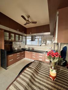 Kitchen Image of 1600 Sq.ft 3 BHK Apartment / Flat for rent in Aundh Pune for Rs. 75000