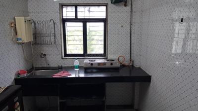 Kitchen Image of 580 Sq.ft 1 BHK Apartment / Flat for rent in Usha Complex, Bhandup West Mumbai for Rs. 29000