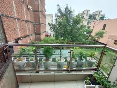 Balcony Image of 800 Sq.ft 2 BHK Builder Floor for sale in Lakshya Apartment, Ghitorni New Delhi for Rs. 5000000