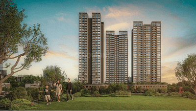 Image of 945 Sq.ft 2 BHK Apartment / Flat for sale in Sai Nisarg Sky Luxe, Chinchwad, Pune for Rs. 8500000