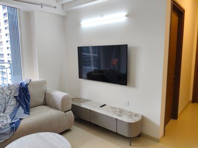 Living Room Image of 1255 Sq.ft 2 BHK Apartment / Flat for rent in Godrej Woods, Sector 43 Noida for Rs. 75000
