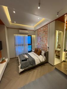 Bedroom Image of 718 Sq.ft 2 BHK Apartment / Flat for sale in Runwal One Tower D1, Thane West Thane for Rs. 17000000