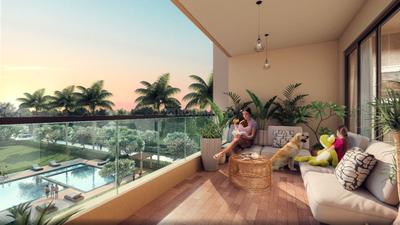 Balcony Image of 1160 Sq.ft 2.5 BHK Apartment / Flat for sale in Shivyatan Kashi Nirmal Heights, Darekhu Varanasi for Rs. 9765000