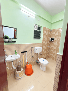 Bathroom Image of 916 Sq.ft 3 BHK Apartment / Flat for sale in Sanhita Housing Complex Precinct 6, Bhangar South 24 Parganas for Rs. 5000000
