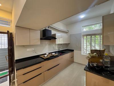 Kitchen Image of 1800 Sq.ft 3 BHK Builder Floor for rent in Kasturi Nagar Bengaluru for Rs. 75000