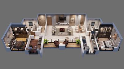 Image of 1765 Sq.ft 3 BHK Apartment / Flat for sale in Gujarat Kasturi Van, Bhayandar East, Mira Bhayandar for Rs. 16500000