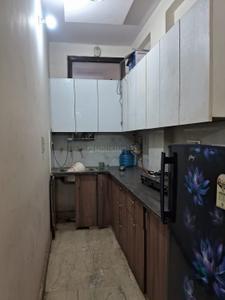 Kitchen Image of 1100 Sq.ft 3 BHK Builder Floor for rent in Sector 24 Rohini New Delhi for Rs. 25000