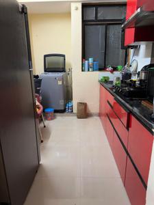 Kitchen Image of 400 Sq.ft 1 BHK Apartment / Flat for rent in Puraniks Home Town, Kasarvadavali Thane for Rs. 20000