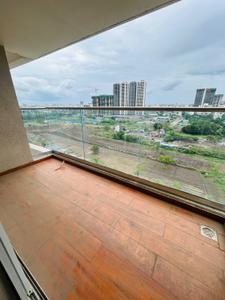 Balcony Image of 1350 Sq.ft 3 BHK Apartment / Flat for rent in Truspace Prima Angulus, Balewadi Pune for Rs. 42000