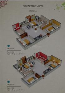 Image of 1665 Sq.ft 3 BHK Apartment / Flat for sale in Morabadi, Ranchi for Rs. 9900000