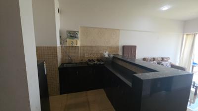 Kitchen Image of 639 Sq.ft 1 BHK Studio for rent in Lodha Belmondo, Gahunje Pune for Rs. 28000