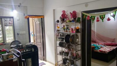 Kitchen Image of 689 Sq.ft 1 BHK Apartment / Flat for rent in Yashada Panache, Wakad Pune for Rs. 26000