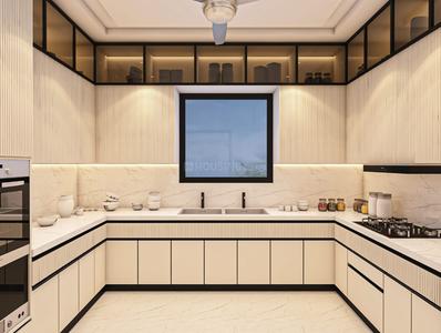 Kitchen Image of 1978 Sq.ft 3 BHK Apartment / Flat for sale in Alaknanda Towers, Singhpura Zirakpur for Rs. 11400000