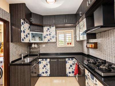 Kitchen Image of 1745 Sq.ft 3 BHK Apartment / Flat for sale in DSR Ultima, Reliaable Tranquil Layout Bengaluru for Rs. 20800000