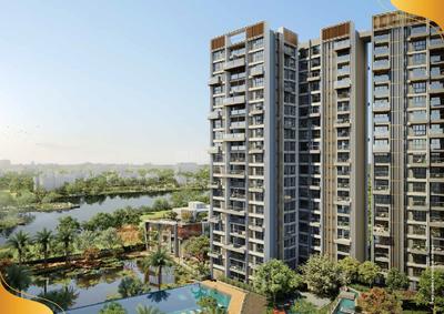 Image of 1019 Sq.ft 3 BHK Apartment / Flat for sale in Godrej Blue, Tollygunge, Kolkata for Rs. 24000000