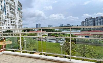 Balcony Image of 2300 Sq.ft 3 BHK Apartment / Flat for sale in DLF Riverside, Vyttila Kochi for Rs. 18000000