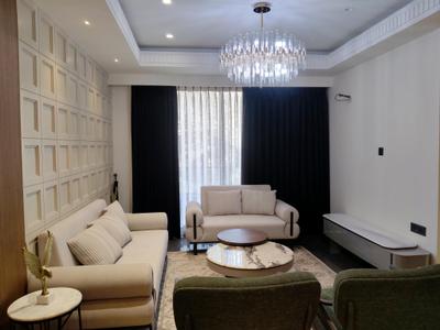 Living Room Image of 1500 Sq.ft 2 BHK Builder Floor for rent in Sector 46 Gurgaon for Rs. 60000