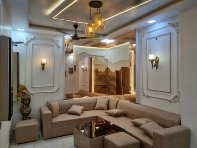 Living Room Image of 810 Sq.ft 3 BHK Apartment / Flat for sale in The Shiva Luxury Homes, Dwarka Mor New Delhi for Rs. 6200000