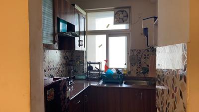 Kitchen Image of 820 Sq.ft 2 BHK Apartment / Flat for rent in Amrapali Leisure Park, Noida Extension Greater Noida for Rs. 24000