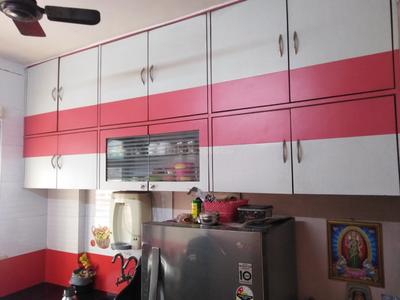 Kitchen Image of 600 Sq.ft 1 BHK Apartment / Flat for sale in Sahaj Mitra Apartment, Kalwa Thane for Rs. 4800000