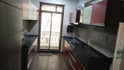Kitchen Image of 1080 Sq.ft 2 BHK Apartment / Flat for rent in Vighnar Heights, Nerul Navi Mumbai for Rs. 68000