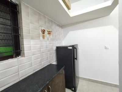 Kitchen Image of 550 Sq.ft 1 BHK Builder Floor for rent in Marathahalli Bengaluru for Rs. 18000