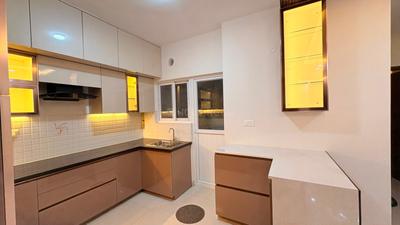 Kitchen Image of 641 Sq.ft 2 BHK Apartment / Flat for rent in Adarsh Greens, Kogilu Bengaluru for Rs. 36000