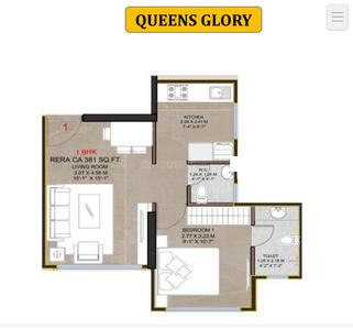 Image of 503 Sq.ft 1 BHK Apartment / Flat for sale in Vaibhavlaxmi Sapphire, Chembur, Mumbai for Rs. 9500000