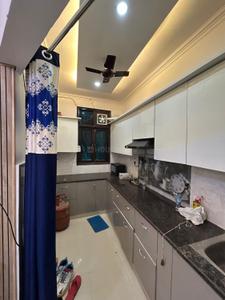 Kitchen Image of 900 Sq.ft 3 BHK Builder Floor for rent in Mahavir Enclave New Delhi for Rs. 32000