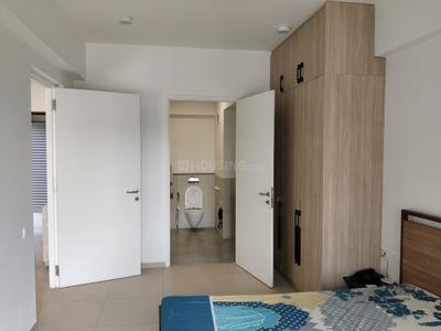 Bedroom Image of 905 Sq.ft 2 BHK Apartment / Flat for rent in Adani Ikaria, Shantigram Ahmedabad for Rs. 80000