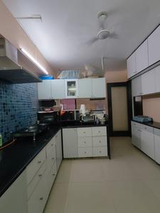 Kitchen Image of 2025 Sq.ft 3 BHK Apartment / Flat for sale in Trilokesh Gulmohar Heights, Prahlad Nagar Ahmedabad for Rs. 20000000