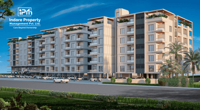 Image of 1279 Sq.ft 2 BHK Apartment / Flat for sale in Kumedi, Indore for Rs. 8313500