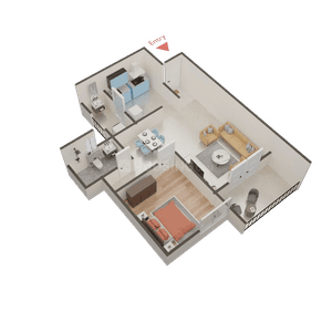 Image of 1834 Sq.ft 3 BHK Duplex for sale in Kohinoor Kaleido, Kharadi, Pune for Rs. 16000000
