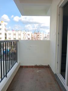 Bedroom Three Image of 1550 Sq.ft 3 BHK Apartment / Flat for rent in Yoga Sai Srikaram, Kaggadasapura Bengaluru for Rs. 60001