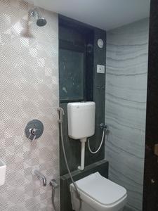 Common Bathroom Image of 700 Sq.ft 1 BHK Apartment / Flat for rent in Rutu Enclave, Kasarvadavali, Thane West Thane for Rs. 16000