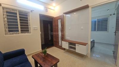 Living Room Image of 1000 Sq.ft 1 BHK Apartment / Flat for rent in Bilekahalli Bengaluru for Rs. 28000