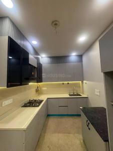 Kitchen Image of 1030 Sq.ft 2 BHK Builder Floor for rent in Ramesh Nagar New Delhi for Rs. 35000